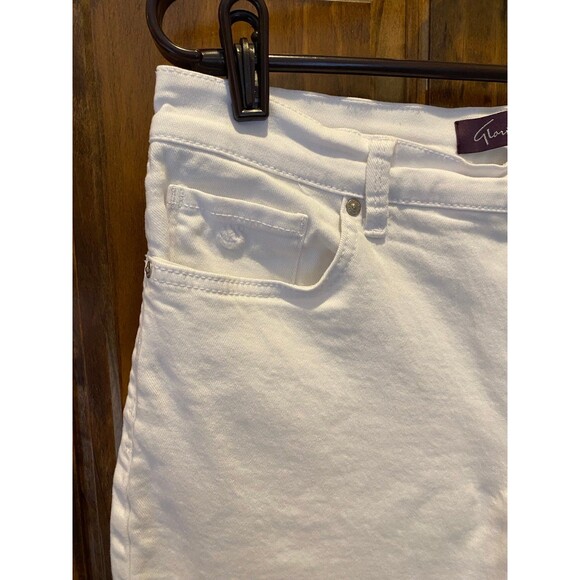 Gloria Vanderbilt Amanda Womens White Comfortable Size 12 Casual Summer Jeans - Picture 2 of 7